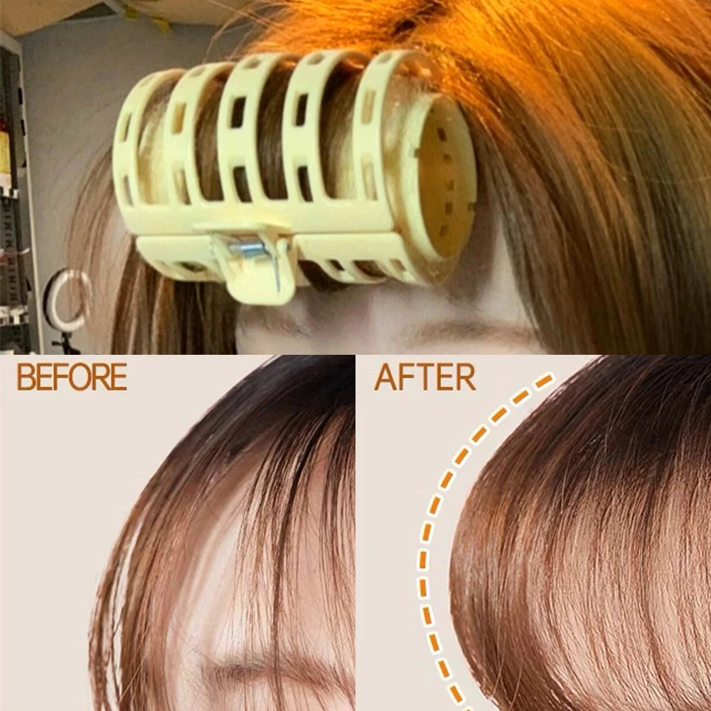 Random Color Spiral Bangs Curler Lazy Selfadhesive Curlers Portable Roller Curling Hair Styling Tool Makeup 260317