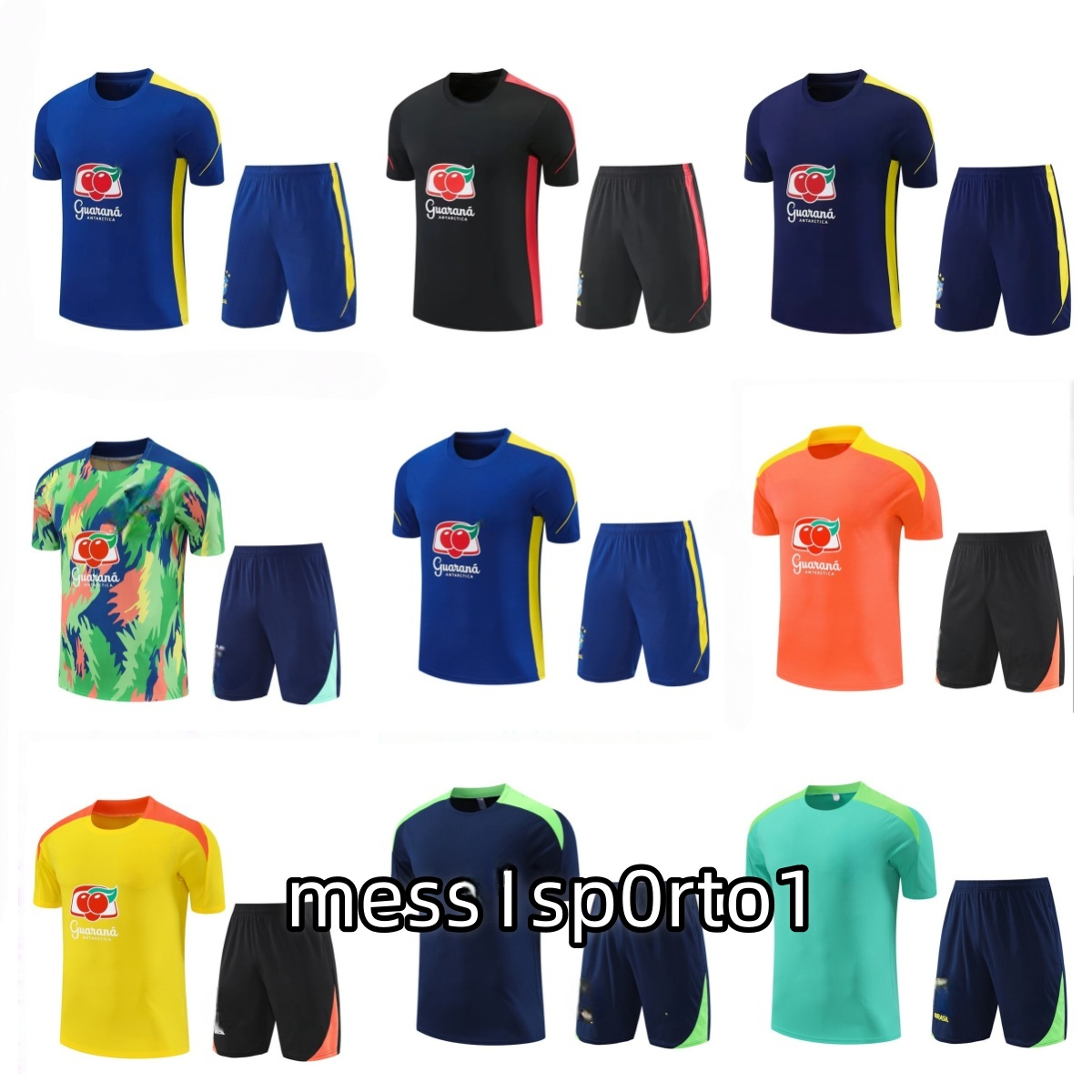 2026 27 Brazil short sleeve tracksuit Sportswear men training suit soccer Jersey kit uniform chandal G.JESUS COUTINHO brasil sleeveless vest adult football sets