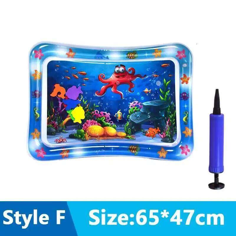 Cats Mat With Fish Thickened Inflatable Bed Dog Sensory Toy Water For Pet Play Interactive Fun