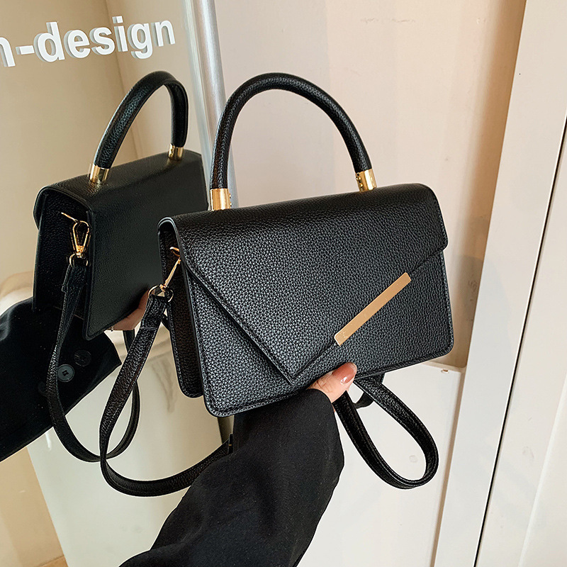 Free Shipping High Value Minimalist Handbag for Women Geometric Flap Crossbody Bag Casual Shoulder Bag with 5 Colors
