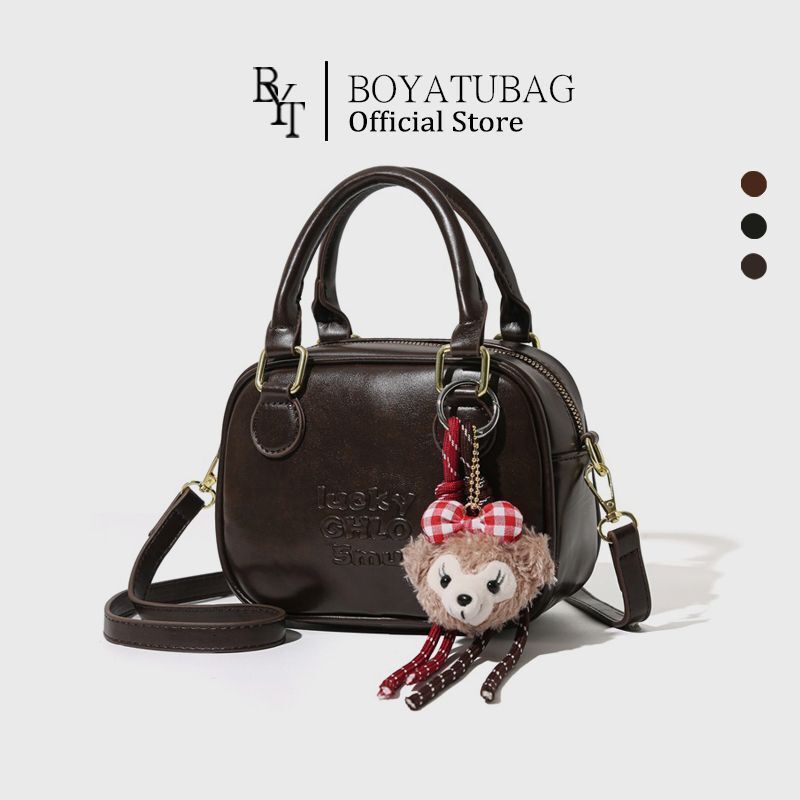 Bowling 2025 New Women's Commuter Pillow Single Shoulder Boston Handbag Crossbody Bag
