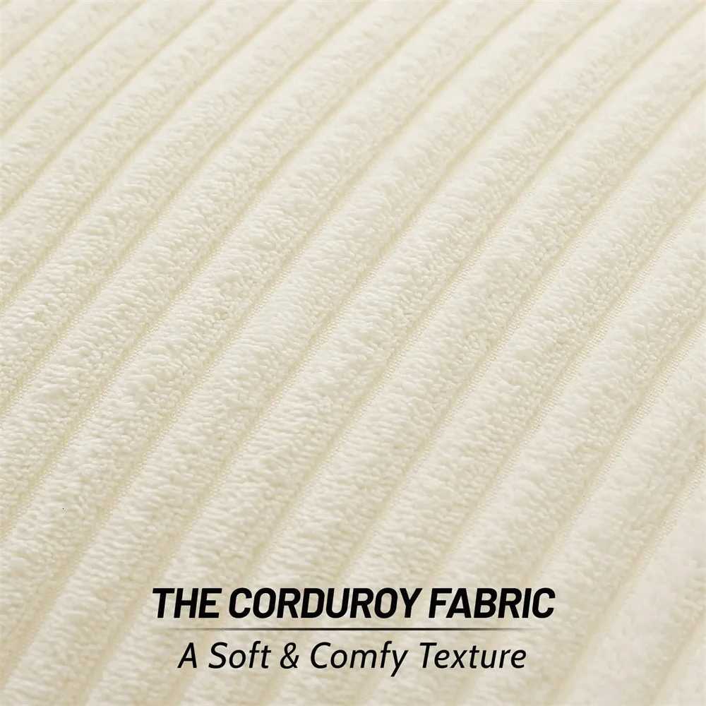 Olanly Corduroy Cushion Cover 45x45 Soft Fluffy Strip Pillow Cover 50x50 Luxury Decorative Home Pillow Case For Sofa Living Room H260330 - view 3