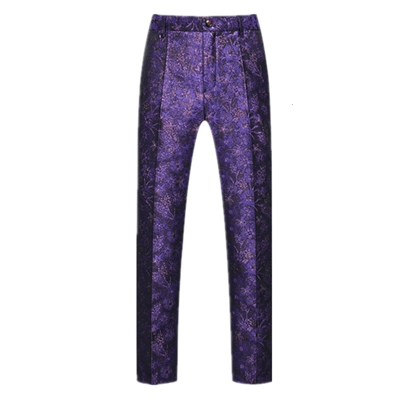 Men Jacquard Suit Pants Fashion Wedding Party Groom Dress Trouse Large Size 6XL 260327