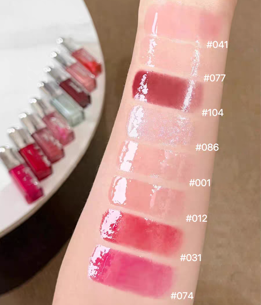 2026 New LIP GLOW OIL 6ml Moisturizing Shine Oil Jelly Lip Balm 001 006 007 012 015 041 046 072 074 077 081 085 086 087 088 104