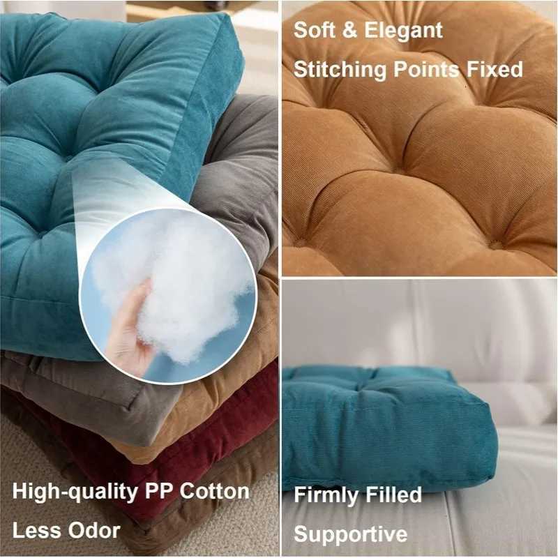 Floor Pillow Square Floor Seating Pillow Cushion Meditation Yoga Seat Kneeling Pillows Thick Tufted Cushions Mat Pad Balcony H260330 - view 6