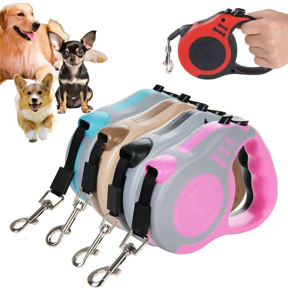 Pet Dog 3m 5m Hiking Outdoor Automatic Extending Leash For Small Large Dogs Retractable Cat Rope Chihuahua Pug Supplies