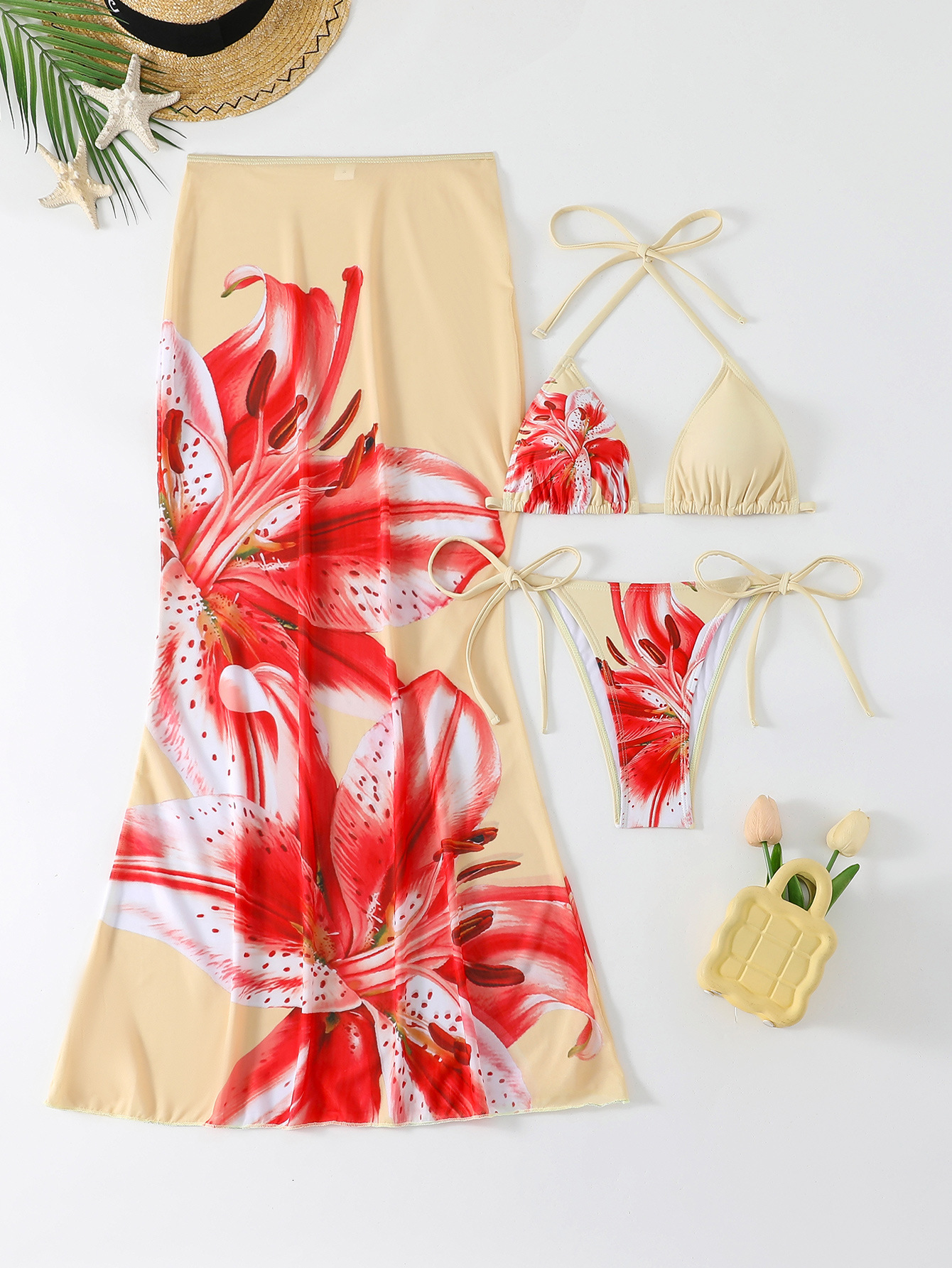 2026 New Long-Pants Swimsuit Womens Fashion Casual Set Bikini Swimwear