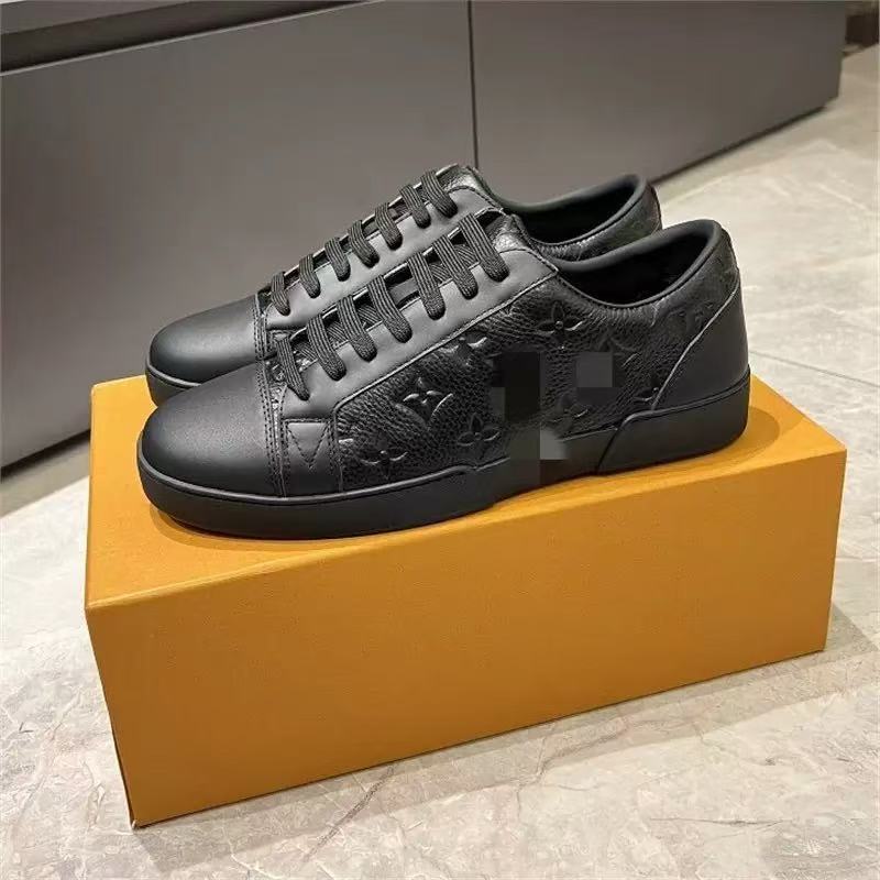 Designer counter with the same genuine leatherLuxury trainer sneakers fashion brand Designer mens shoes Genuine leather sneaker Size 38-45 RXj00001