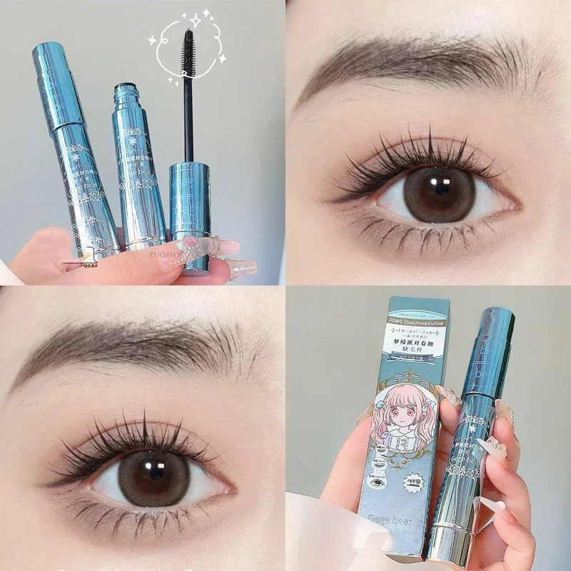 Silk Fiber Lash Mascara Waterproof Long Lasting Eyelashes Lengthening Curling Black Eyelash Makeup Cosmetic 260316