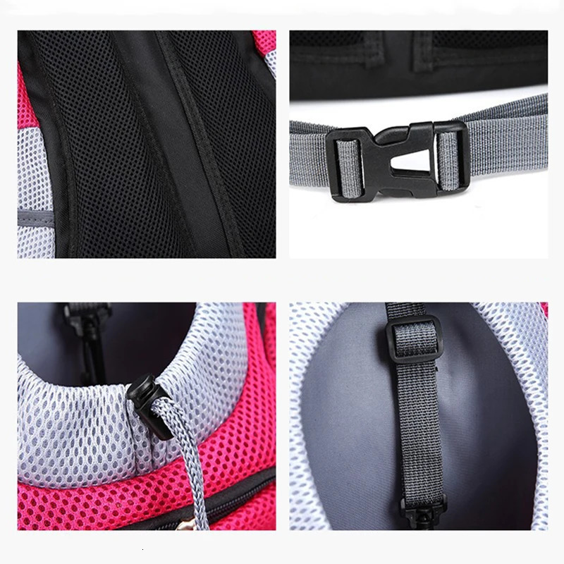 Double Shoulder Portable Outdoor Pet Bag For Dogs Travel Breathable Dog Bag Outdoor Dog Bag Pet Carrying Supplies 260316