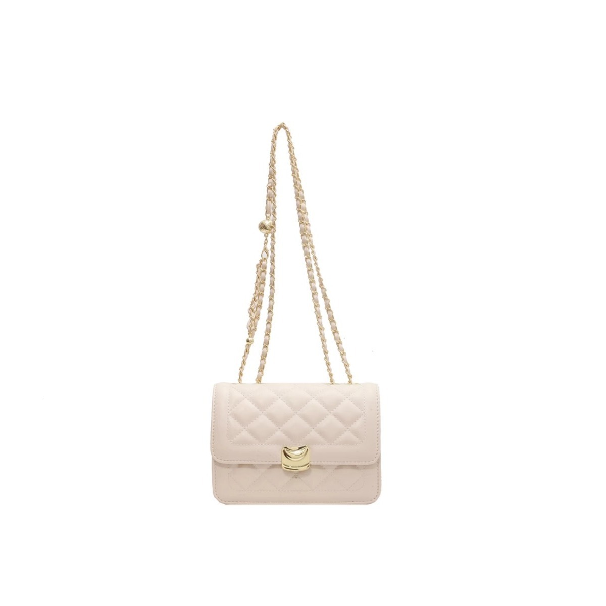 Elegant small women's 2025 new model, popular this year, versatile summer quilted chain shoulder bag