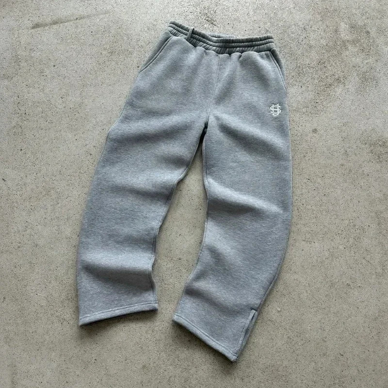 Mens Casual Joggers Coin Print Y2K Streetwear Elastic Waistband Loose Fit Sweatpants 90s Retro Hip Hop Pants Multiple Colors 260326