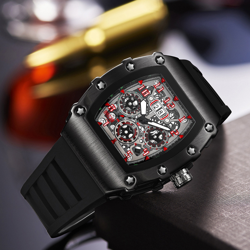 Watches Men Designer Wristwatch Vintage Stainless Steel Watch Band Sports Running Reloj Hombre Homme Montre De Luxe