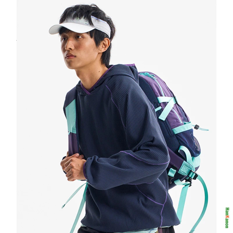 Quick - Dry Breathable Waffle Knit Hooded Sweatshirt for SpringSummer Outdoor Sports Unisex Hoodie 260327