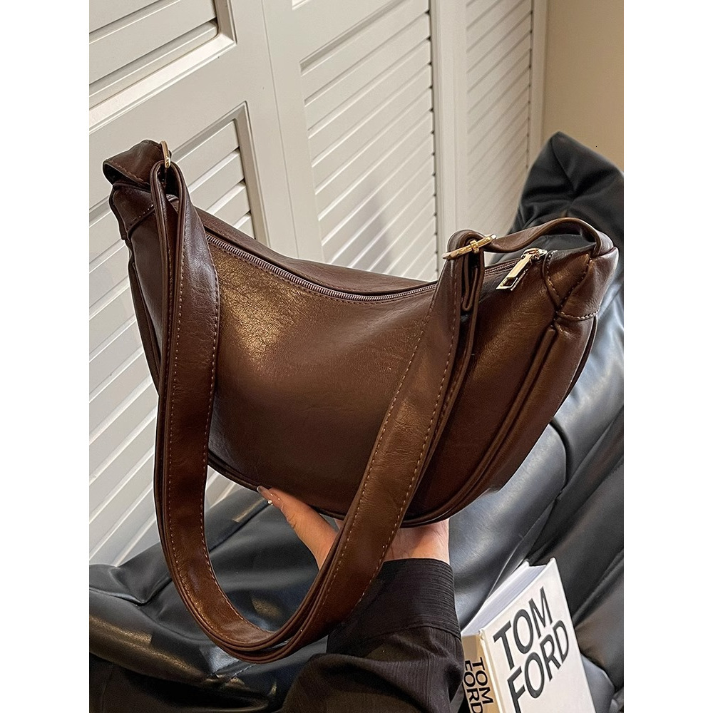 Autumn Winter Melad Retro Dumpling for Women 2025 Hot Trend Niche Fashion Versatile High-end Commuter Crossbody Bag
