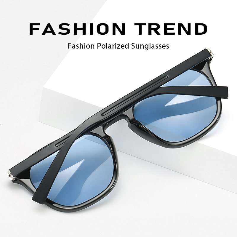 Luxury Brand Designer Fashion Accessories Aluminum Magnesium Color Changing Polarized Sunglasses Men's And Women's Night Mirrors Driving Sun