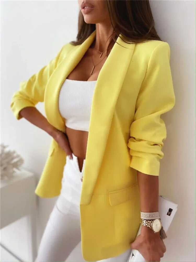 Autumn Europe and the United States cross-border new pure-color small long-sleeved jacketT260328