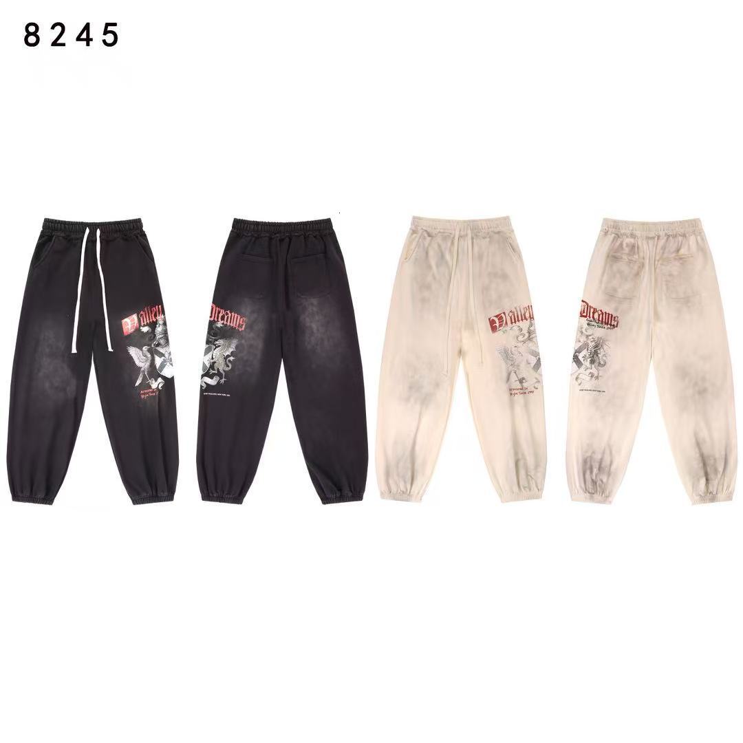 Oversized Unisex Vintage Y2K Distressed Retro Trendy Graphic Print Hoodie And Sweatpants Two Piece Set Streetwear Tracksuit Hoodies Sweatshirts