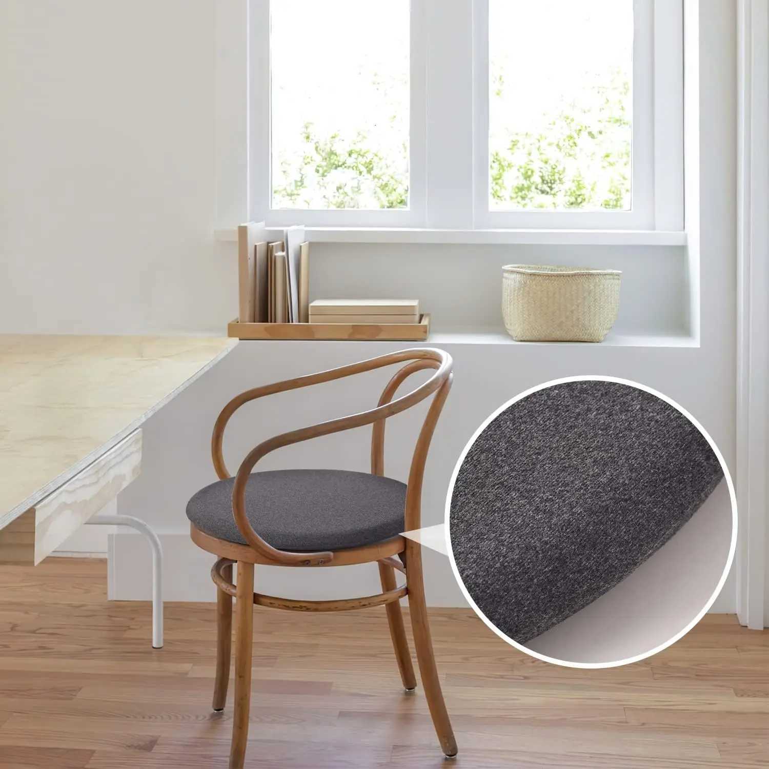 Round Stool Cushion Memory Foam Small Chair Cushion Circle Chair Pad Kitchen Dining Seat Pad for High Stool Chairs Bistro Bar H260330 - view 5
