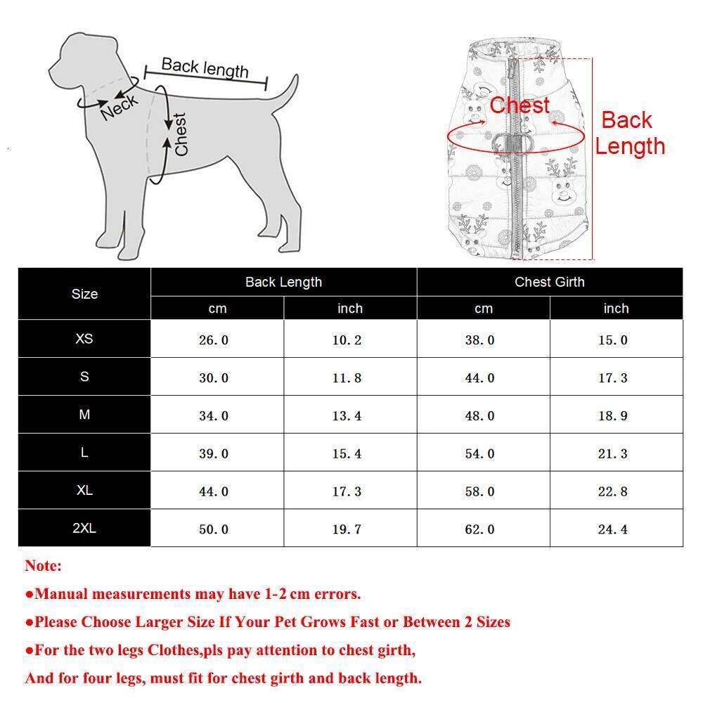Pet Dog Clothes For Small Medium Dogs Cats Winter Warm Puppy Christmas Print Cat Jacket Coat Chihuahua Bulldog Overalls