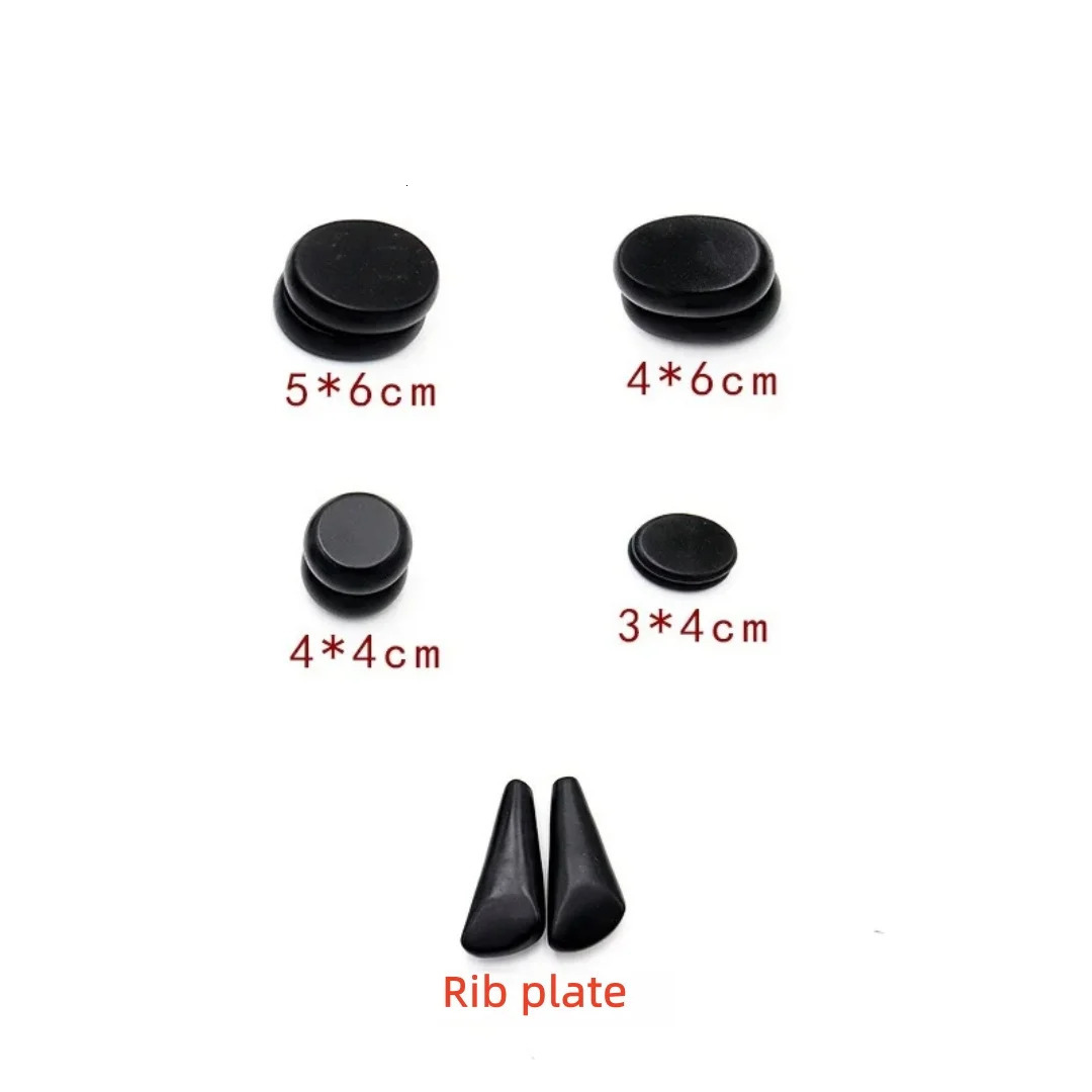 20pcs/set Stone Massage Set Heater Box Relieve Stress Back Pain Health Care Lava Basalt round massage tool stone massager 260316