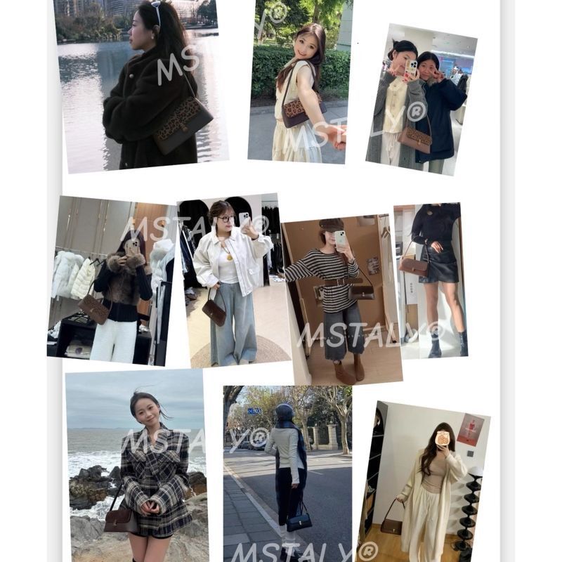 High-End Baguette Underarm for Women 2025 Autumn New Super Popular Leopard Print Stylish Single Shoulder Bag Fashionable Elegant Handbag
