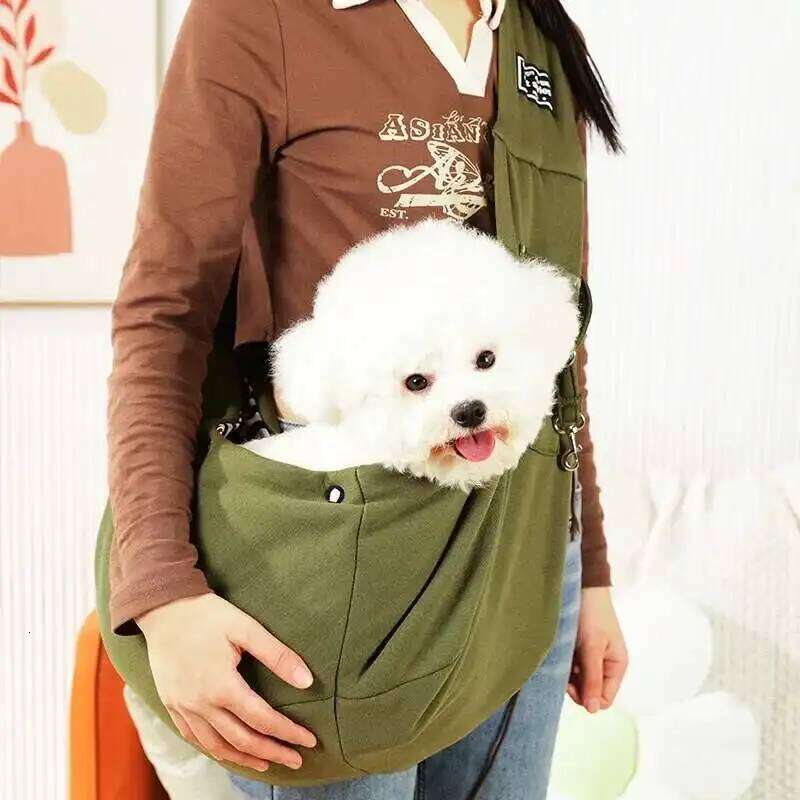 Upgrade Comfortable Dog Crossbody Shoulder Outdoor Travel Portable Cat Puppy Sling Carrier Bag Pet Carrying Supplies
