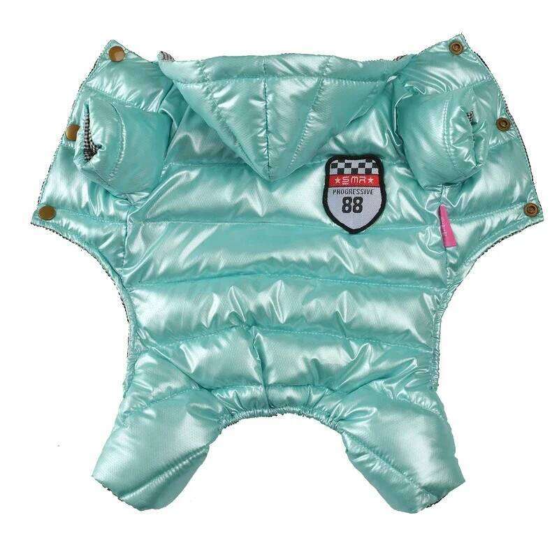 Waterproof Clothes Pet Jacket Coat For Small Medium Dog Winter Windproof Puppy Hooded Clothing Chihuahua Pug Jumpsuit