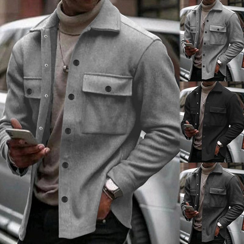 2024 Spring and Autumn Men's Jackets, European and American Cross-Border Best-Selling Trendy Brand Men's Casual Fashion Slim-Fit Jackets