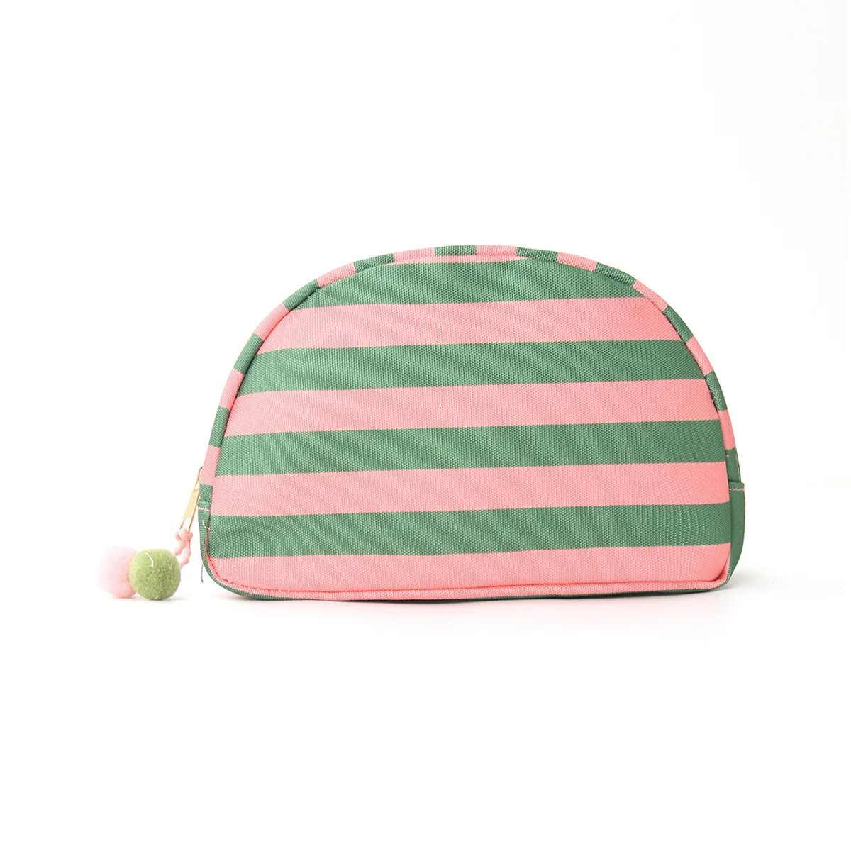 Striped Shell Storage Bag High Value Dopamine Cosmetic Travel Outdoor Portable 260317