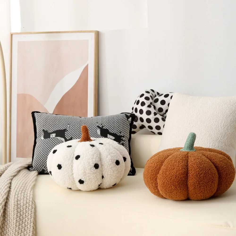 Nordic Home Online Celebrity Pumpkin Sofa Pillow Cute Plush Bedroom Office Seat Pillow Window Gift Pillow H260330 - view 3