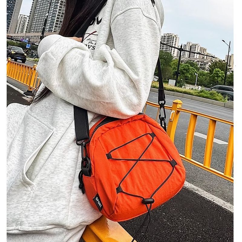 Crossbody for Women, Color-Block Small Trendy Ins Style, Men's Cross Knot Shell Bag, Commuter Versatile Lightweight Shoulder Bag