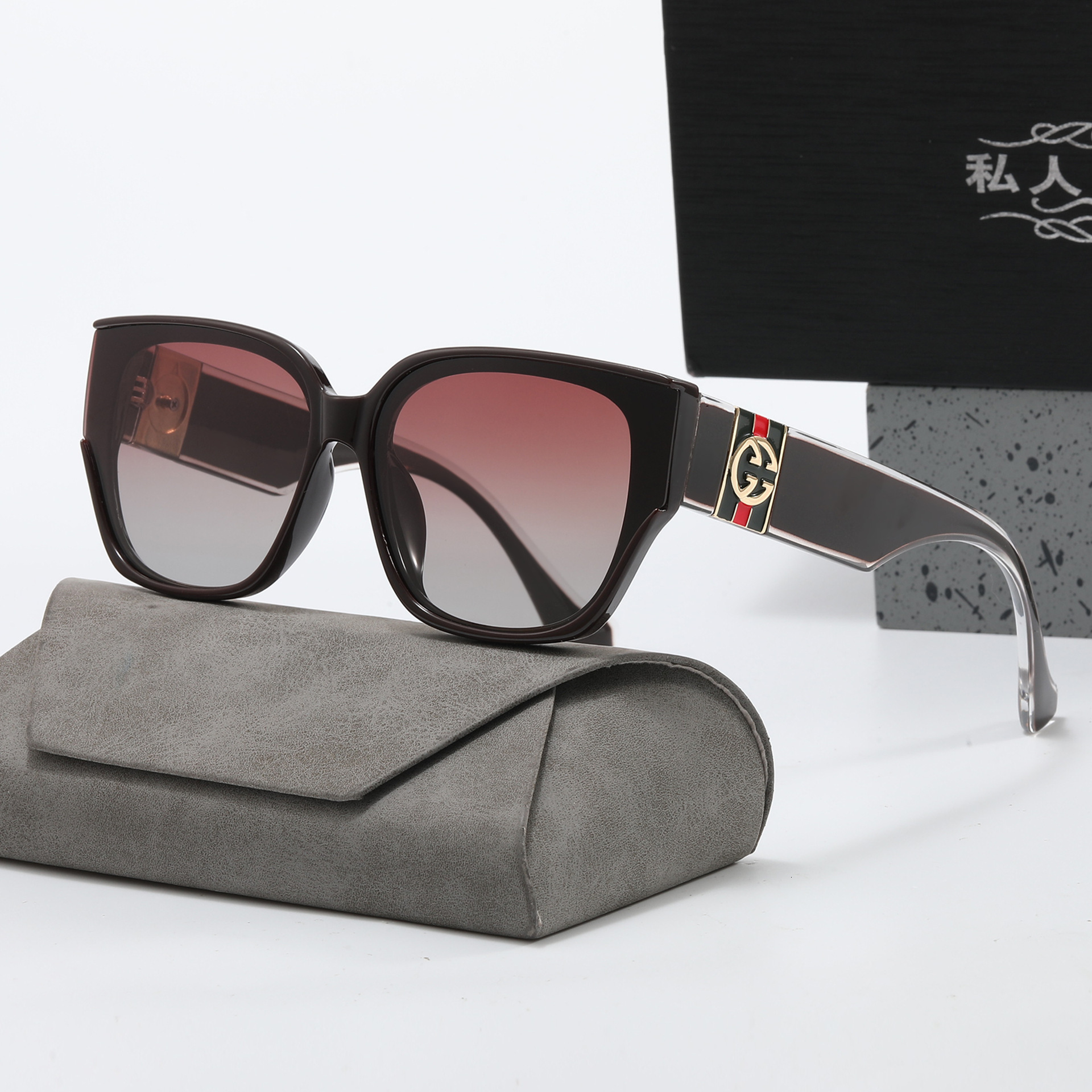 Luxury Brand Designer Sunglasses New Women's Sunglasses For Cross-Border Foreign Trade, Polarized, Uv-Protective, High-End, Suitable For European