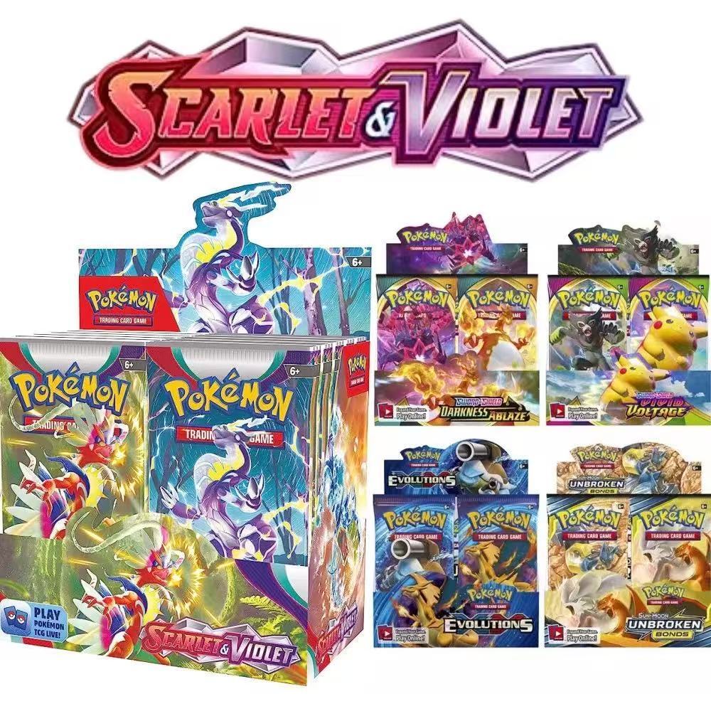 Pokemon Cards Scarlet Violet Pokemon Blind Box Pokemon Booster Box 360pc/1box