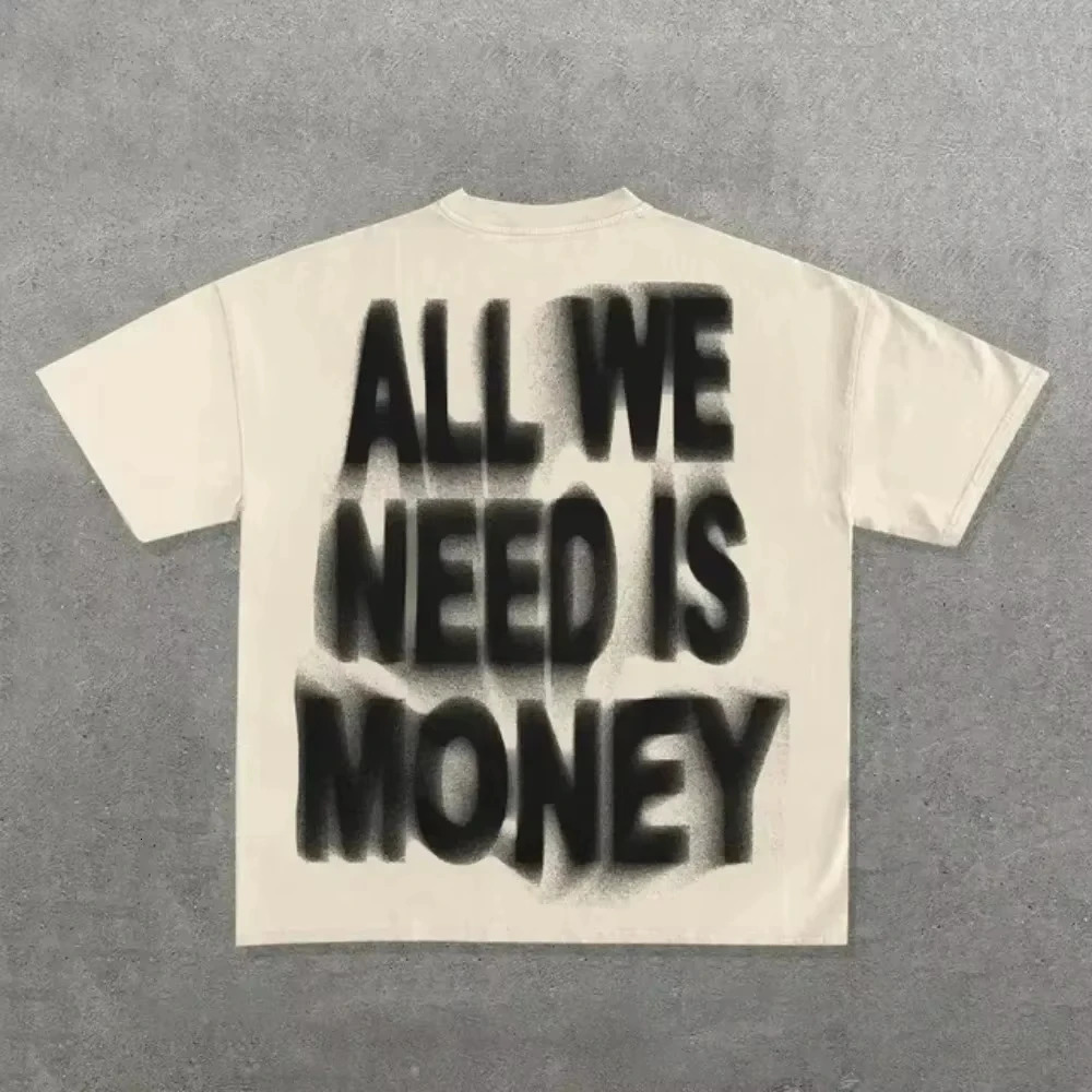 Ins Streetwear Y2k T Shirt Mens Harajuku Hip Hop Graphic Print Casual Cotton Round Neck TShirt Women Gothic Short Sleeve Tops 260327