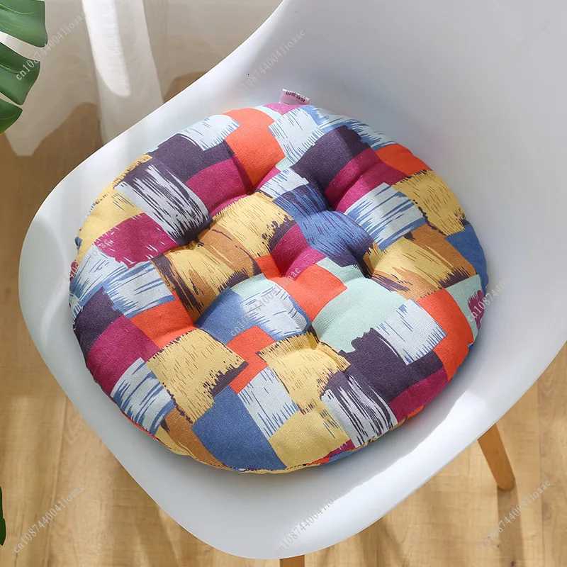 Round Cushion Office Chair Cushion Tatami Meditation Cushion Sofa Throw Pillows Yoga Floor Mat 30/40/45CM Decor Seat Cushion H260330 - view 6