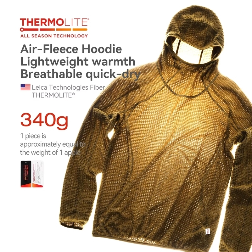 Thermolite Hooded Sweatshirt Winter Lightweight Warm Hoodie Unisex Solid Color Thickened Hoodie for Autumn and Winter 260327