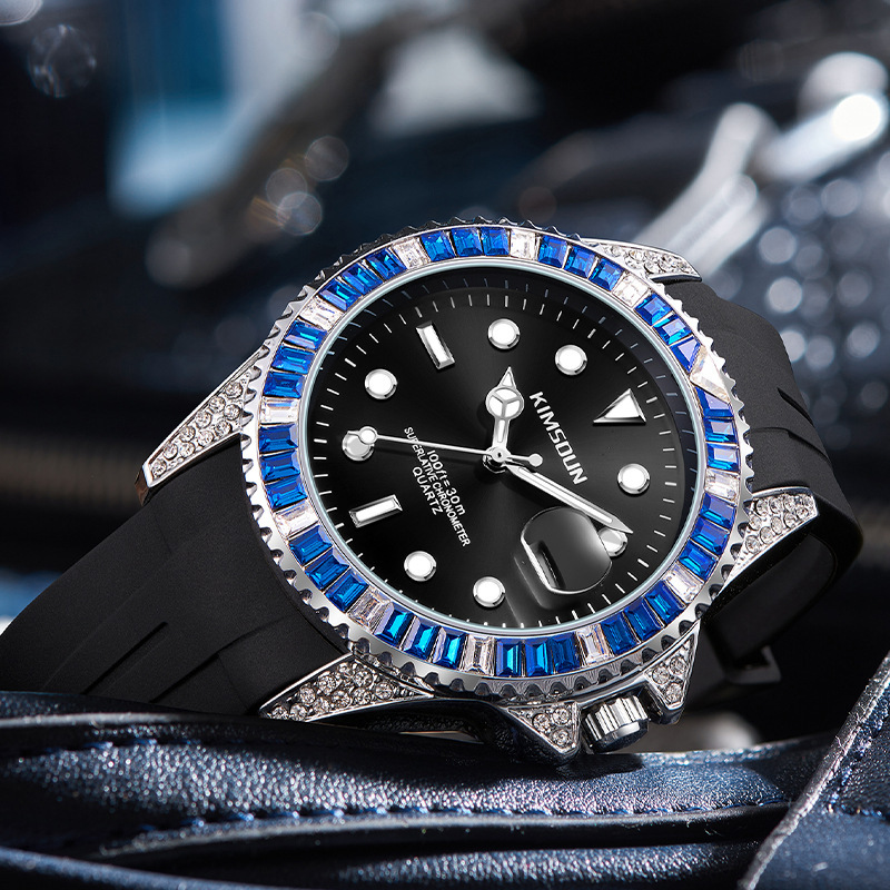 Watches Men Designer Waterproof Elegant Chic Modern Horloge Diamond Luxury Daily Wear Swimming Reloj Hombre Homme Montre De Luxe
