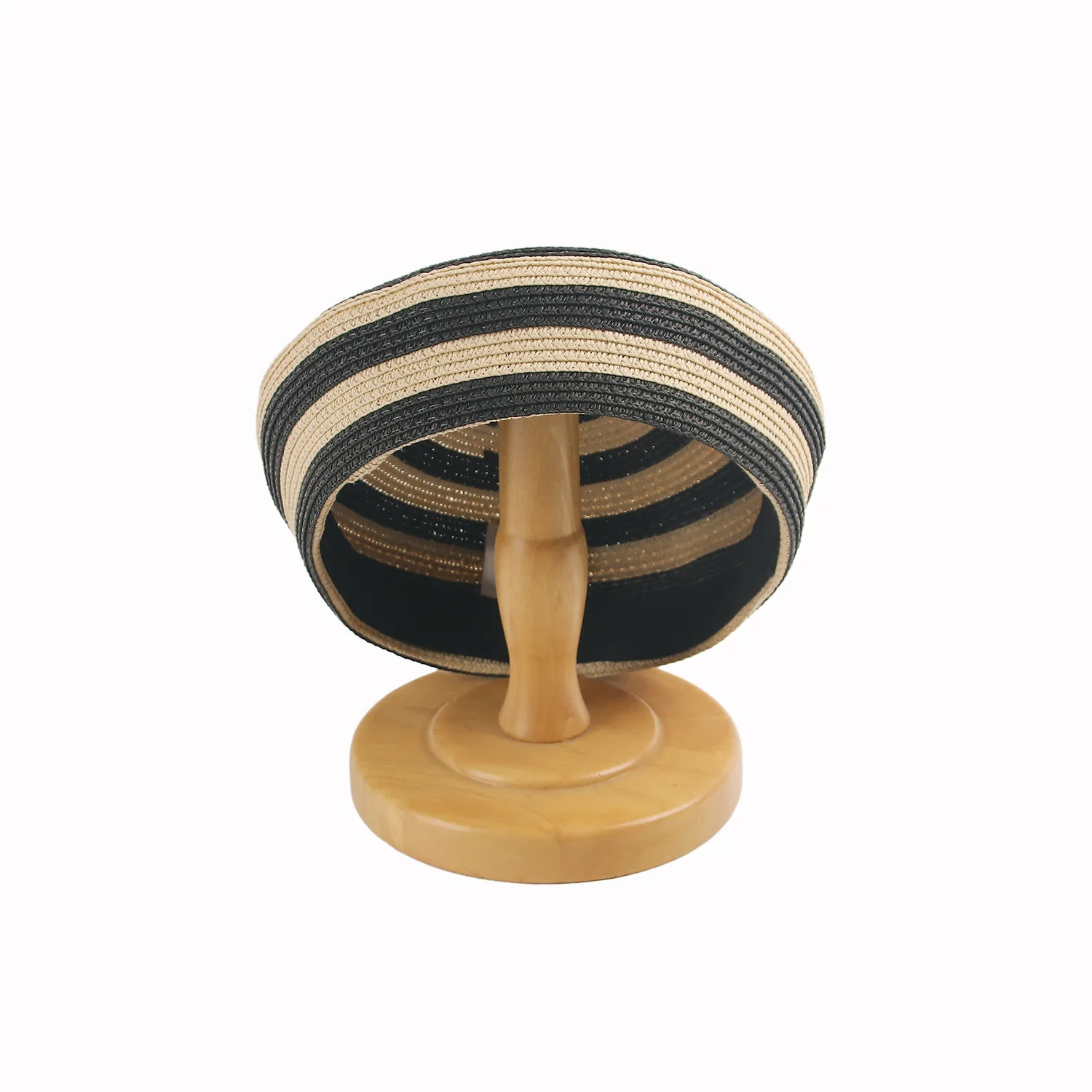 Fashion France Striped Dome Beret Women Sailor Hat Summer Beach Vacation Church Derby Party Straw Hat 260324