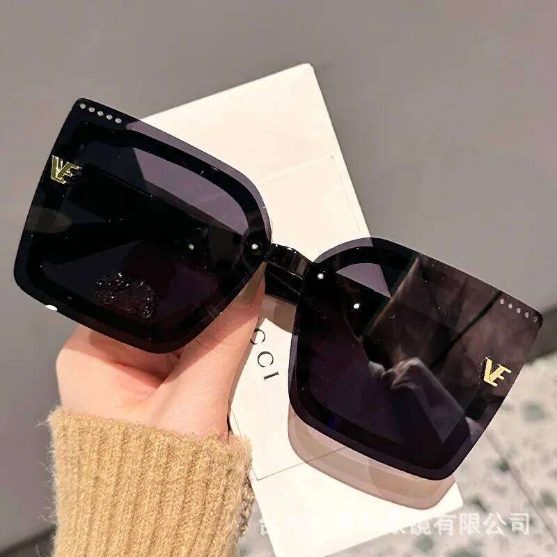 Rimeless Polarized Sunglasses Women Oversized Square Sun Glasses Ladies UV400 Classic Goggle Oculos De Sol Feminino 26Y0330