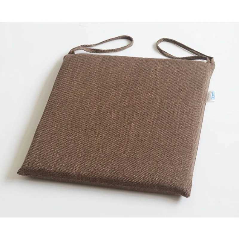 Linen Cushion Japanese Tatami Mat Comfortable Breathable Office Chair Cushion Bedroom Bay Window Living Room Floor Cushion H260330 - view 4