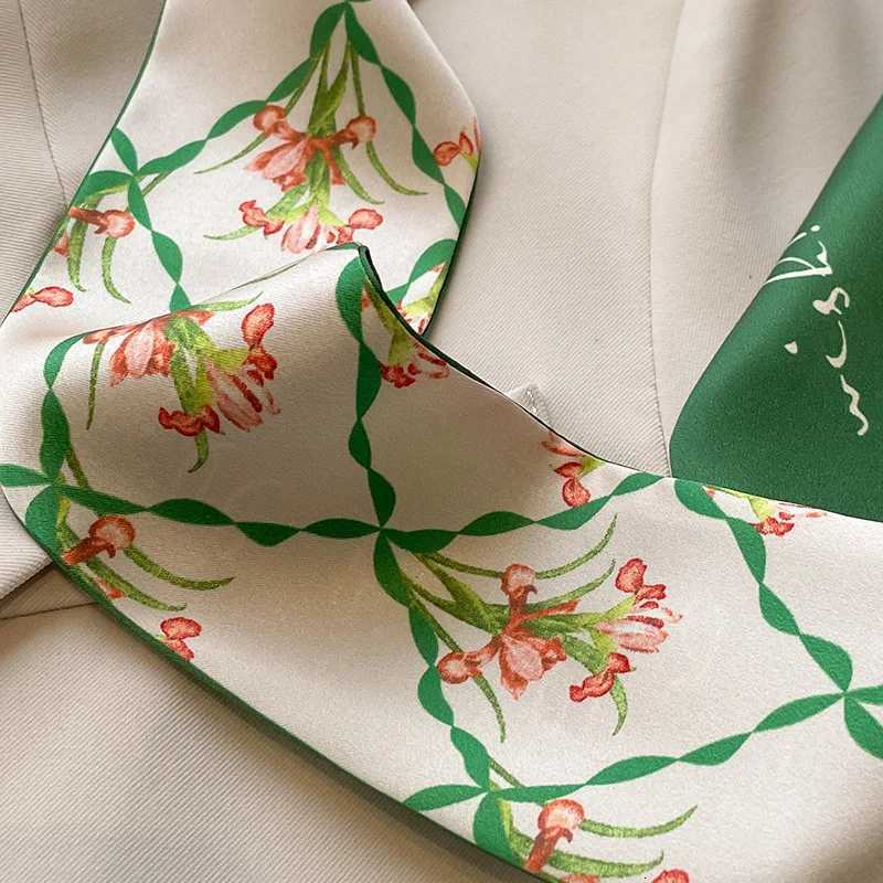 Luxury Narrow Short Twill Silk Scarf For Woman Long Ribbon Binding Bag Silk Ribbon Hair Belt Hot Selling Small Scarf Kerchief Z260330