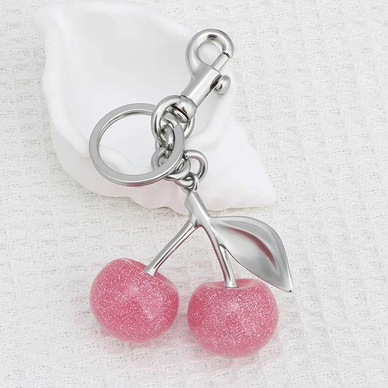 Fashion Cherry Keychain Pendant Novelty Creative Car Keychain For Women Men Exquisite Backpack Decoration Accessories Gifts Z260330