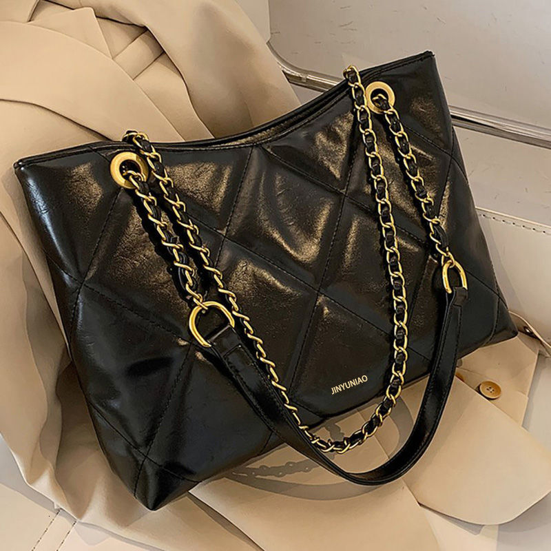 2025 New Hot-Selling Luxury Women's Quilted with Rubber Bottom, Tote Shoulder Bag, Crossbody Commuter Bag for Women