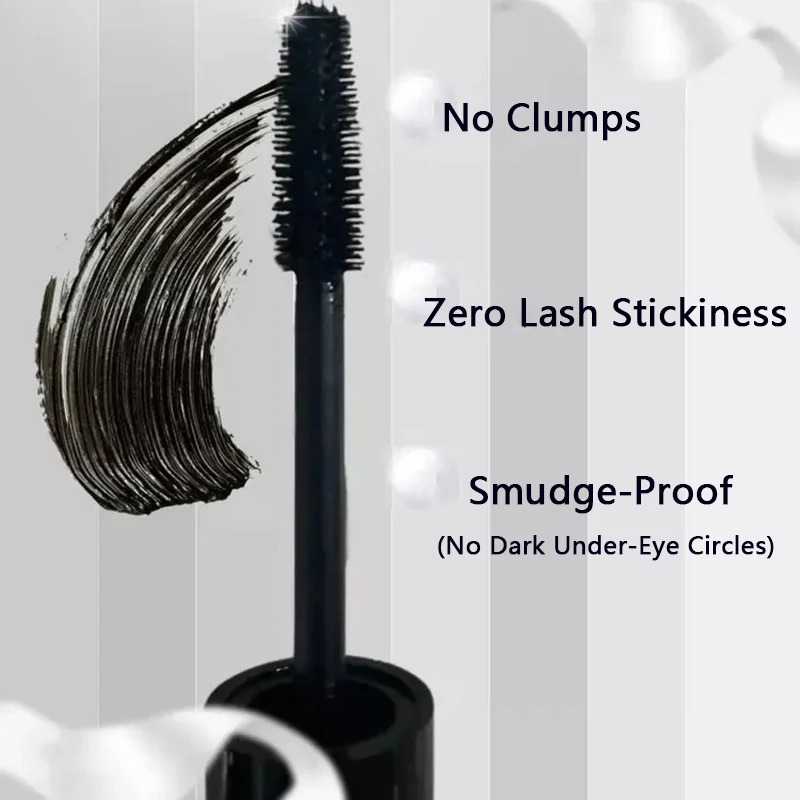 123PCS 7D Fiber Mascara Set Waterproof Durable Curling Sweatproof Antismudge Slimming Base for all skin types 260316