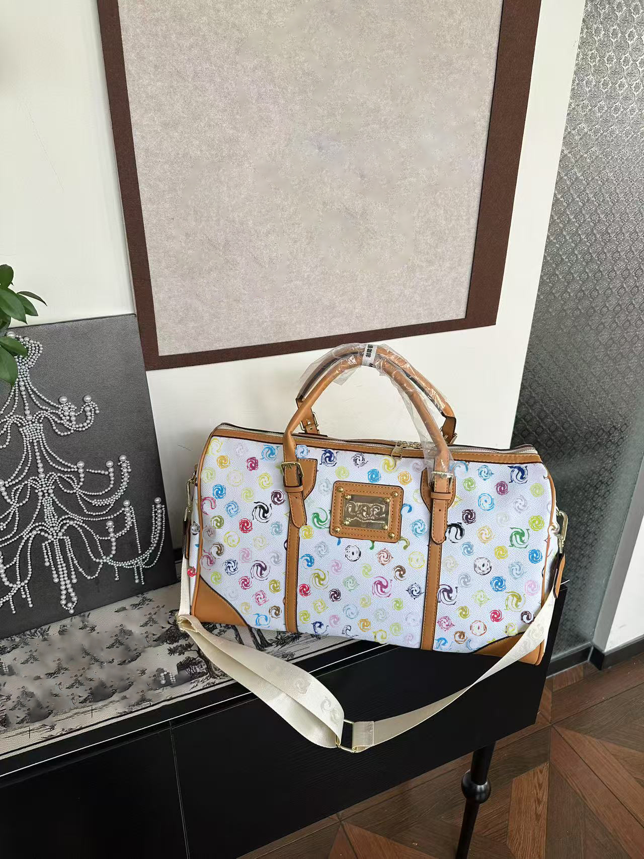 10A 55cm Leather designer men Duffel Bags Suitcases luggage Sport Outdoor Packs shoulder Travel bags messenger bag Totes bags Unisex handbags Duffel Bag 45CM