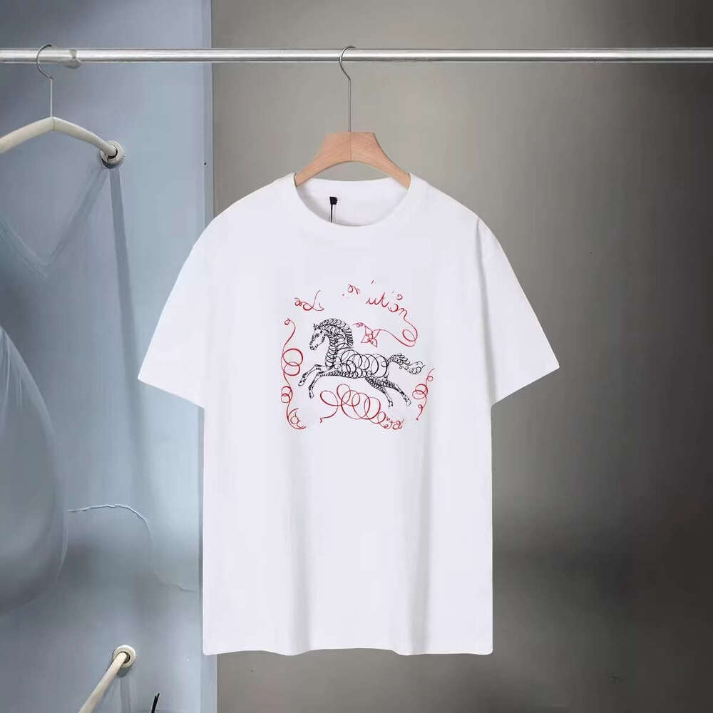 2026 new model pure cotton round-neck trendy printed short-sleeve T-shirt, unisex fashion for cross-border foreign trade