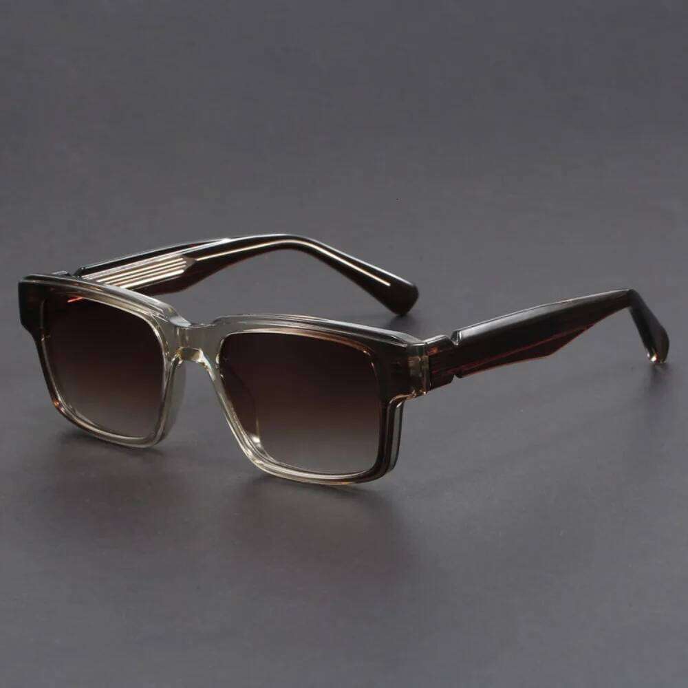 Fashion Square Frame Quality Brand Acetate Sunglasses Men polarized men Glasses Women Outdoor Driving Eyewea 26Y0330