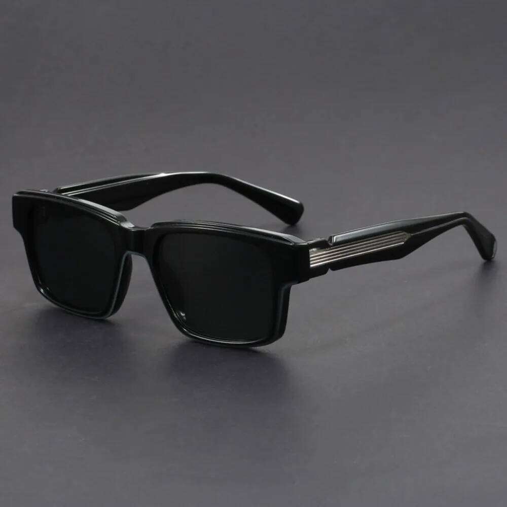 Fashion Square Frame Quality Brand Acetate Sunglasses Men polarized men Glasses Women Outdoor Driving Eyewea 26Y0330