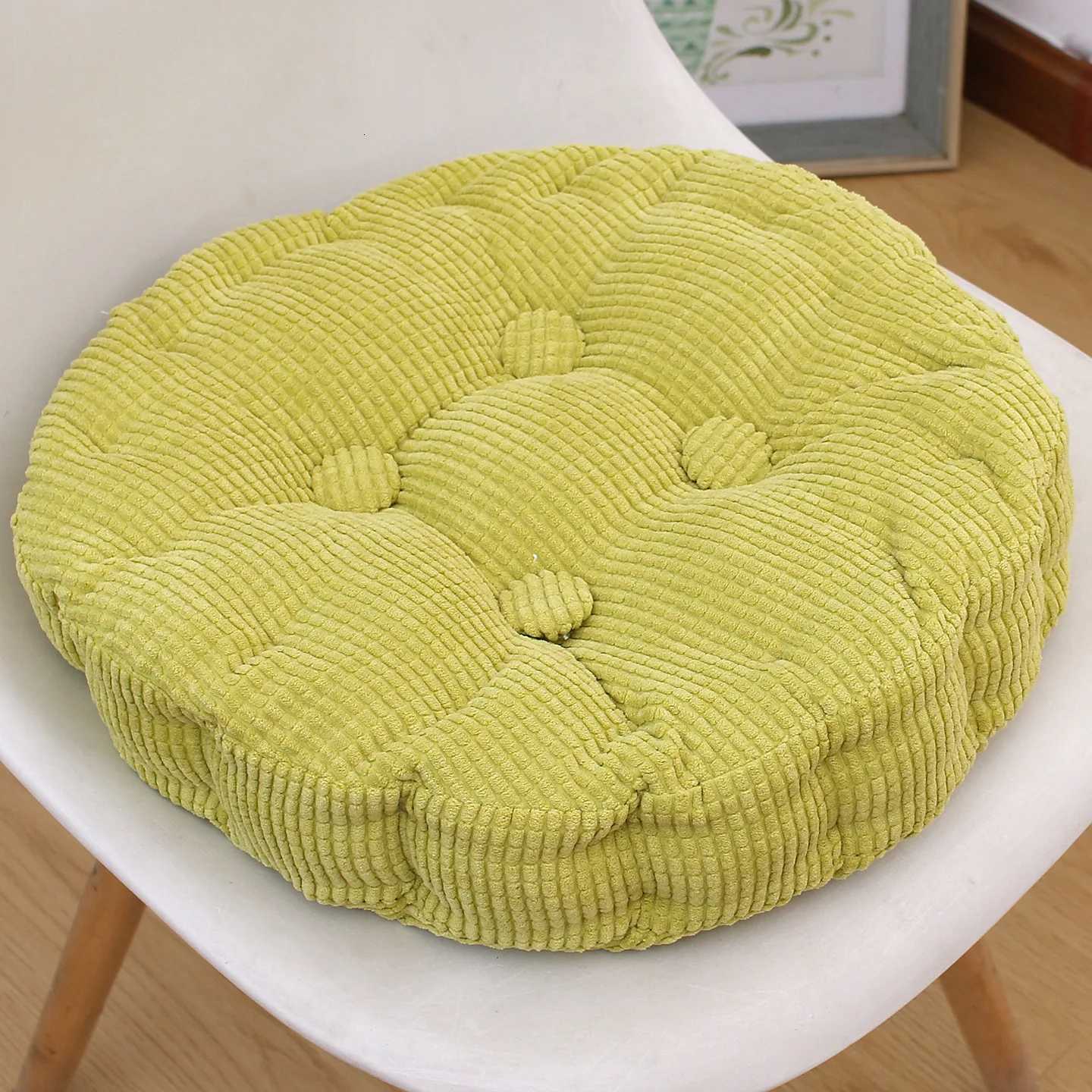 2025 Winter Warm Button Closure Seat Pad Thick Padded Removable Washable Non-Slip Dining Chair Cushion for Office Tatami Futon H260330 - view 7